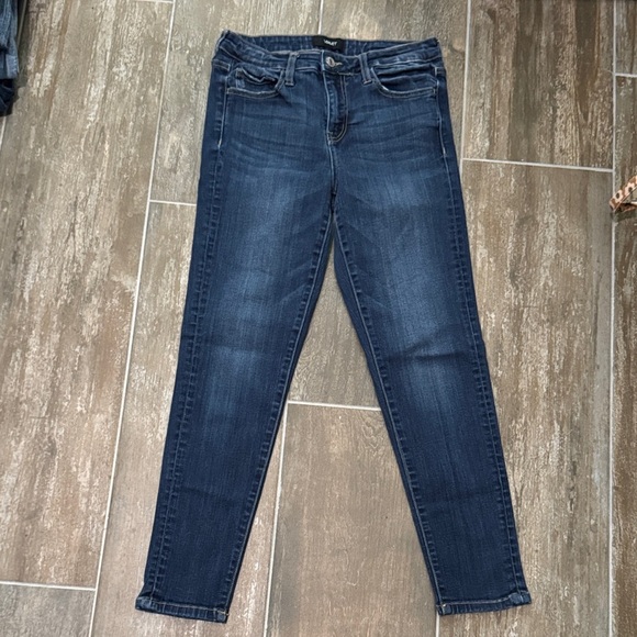 VERVET BY FLYING MONKEY Deep Indigo Skinny Jeans - Picture 1 of 8